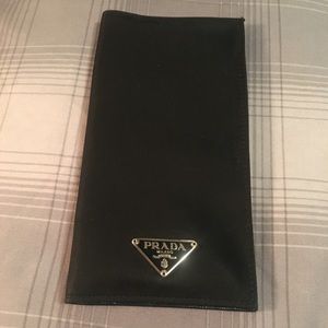 Prada checkbook cover